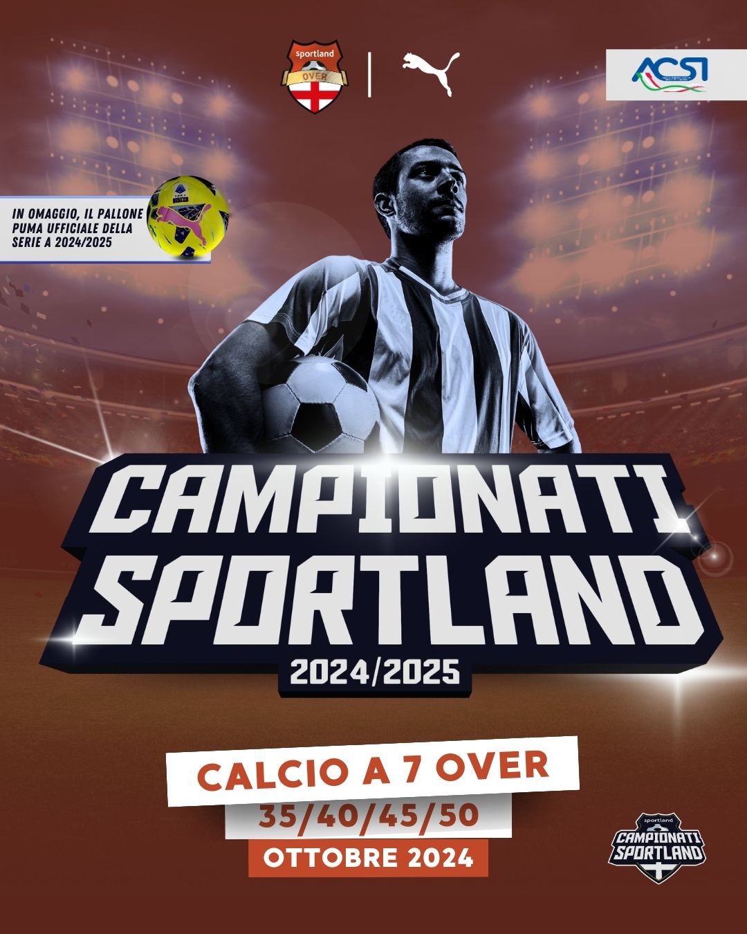 campionato calcio a 7 over sportland milano